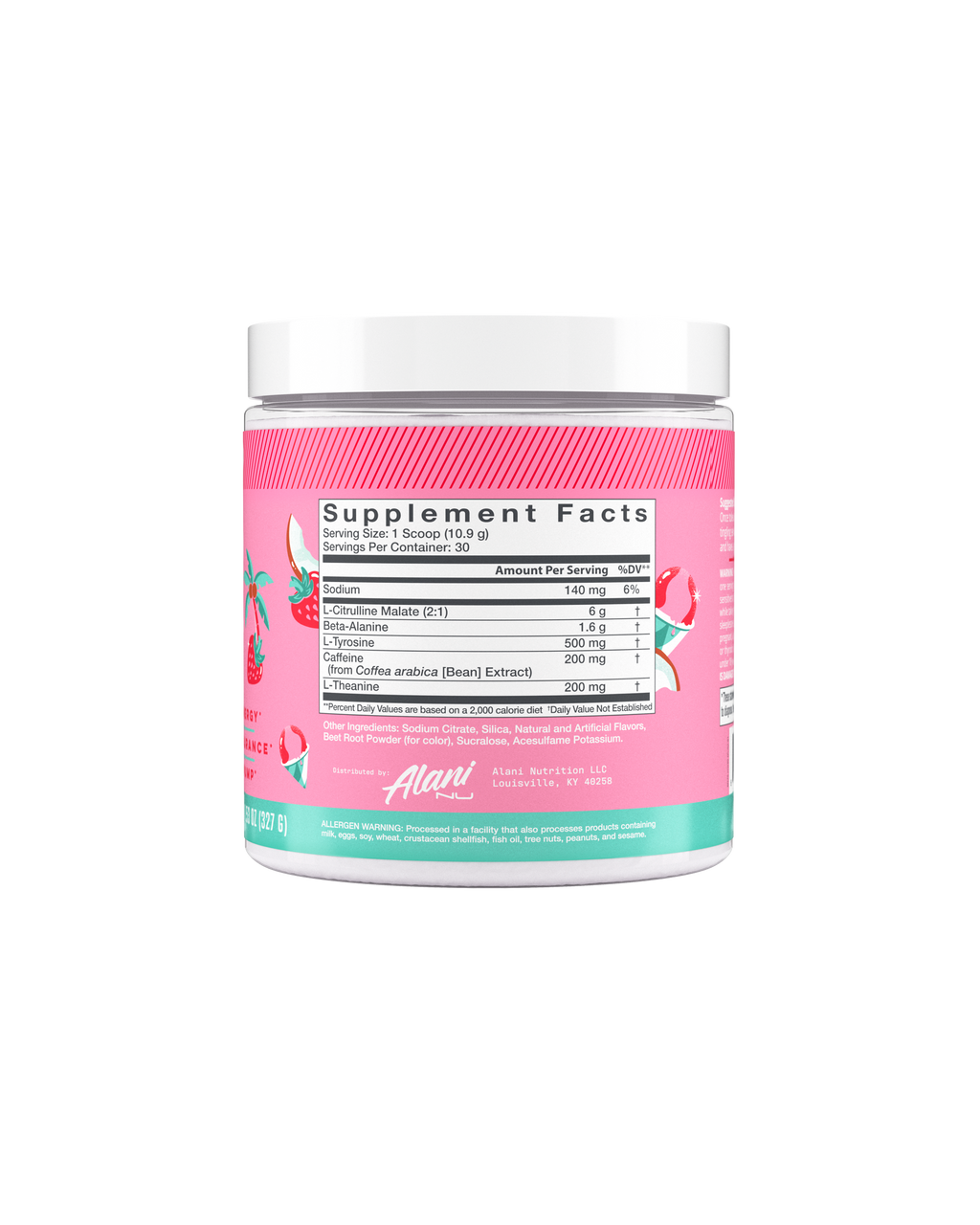 Alani Nu Pre-Workout - Hawaiian Shaved Ice U0 - image 3