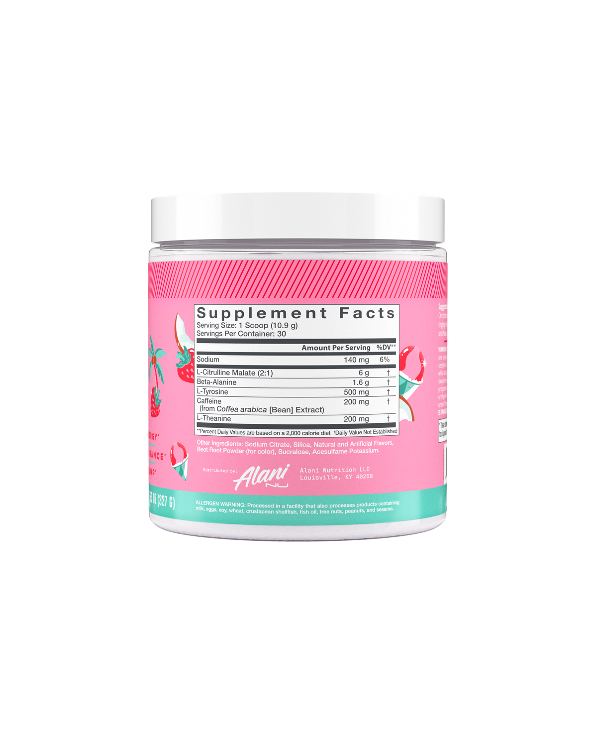 Alani Nu Pre-Workout - Hawaiian Shaved Ice U0 - image 3
