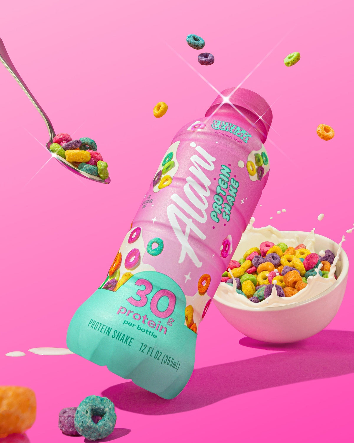 Alani Nu 30g protein shake - fruity cereal X8 - image 4