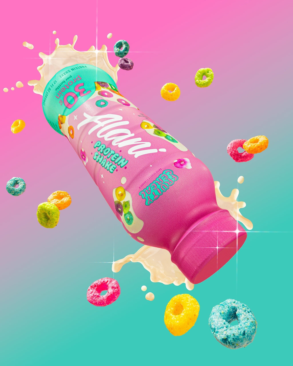 Alani Nu 30g protein shake - fruity cereal X8 - image 5