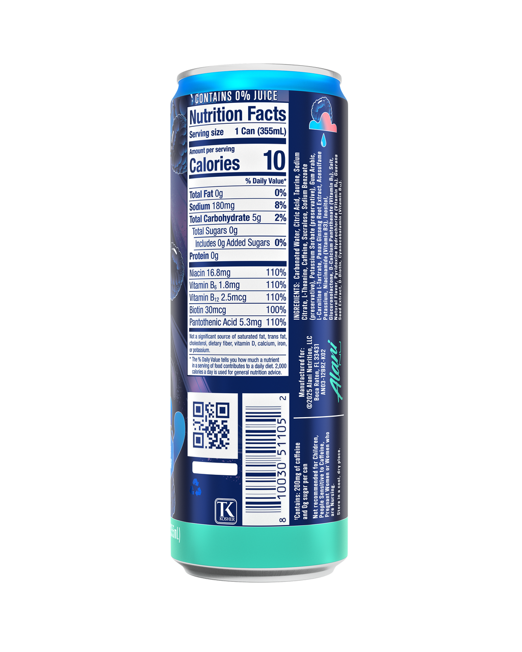 Alani Nu Energy Drink - Breezeberry H9 - image 3