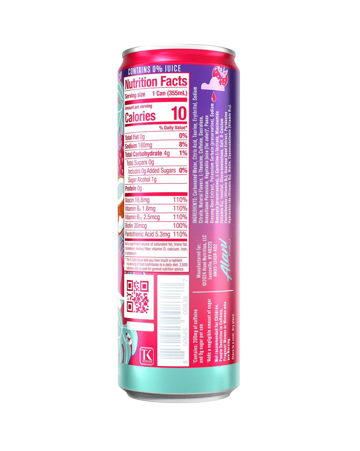 Alani Nu Energy Drink - Hawaiian Shaved Ice X1 - image 3