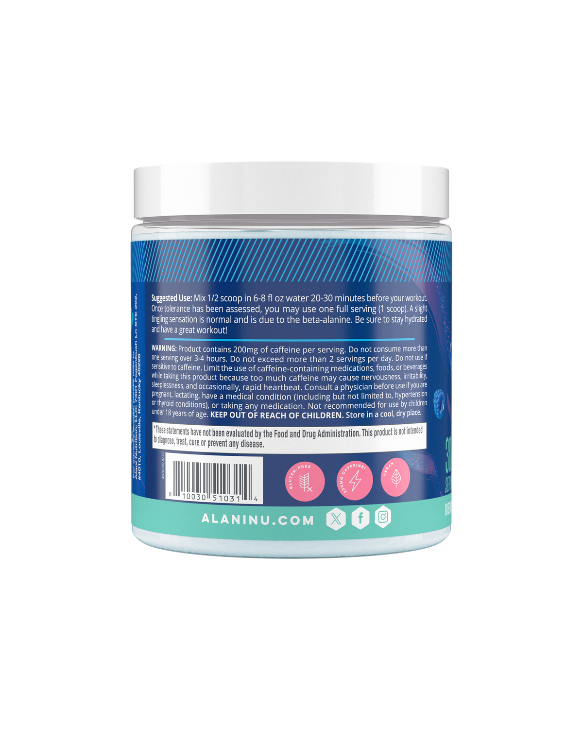 Alani Nu Pre-Workout - Breezeberry S5 - image 3