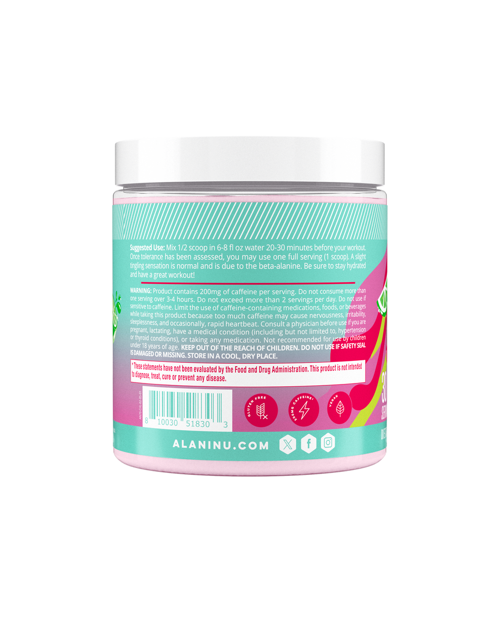 Alani Nu Pre-Workout - Cherry Twist R5 - image 3