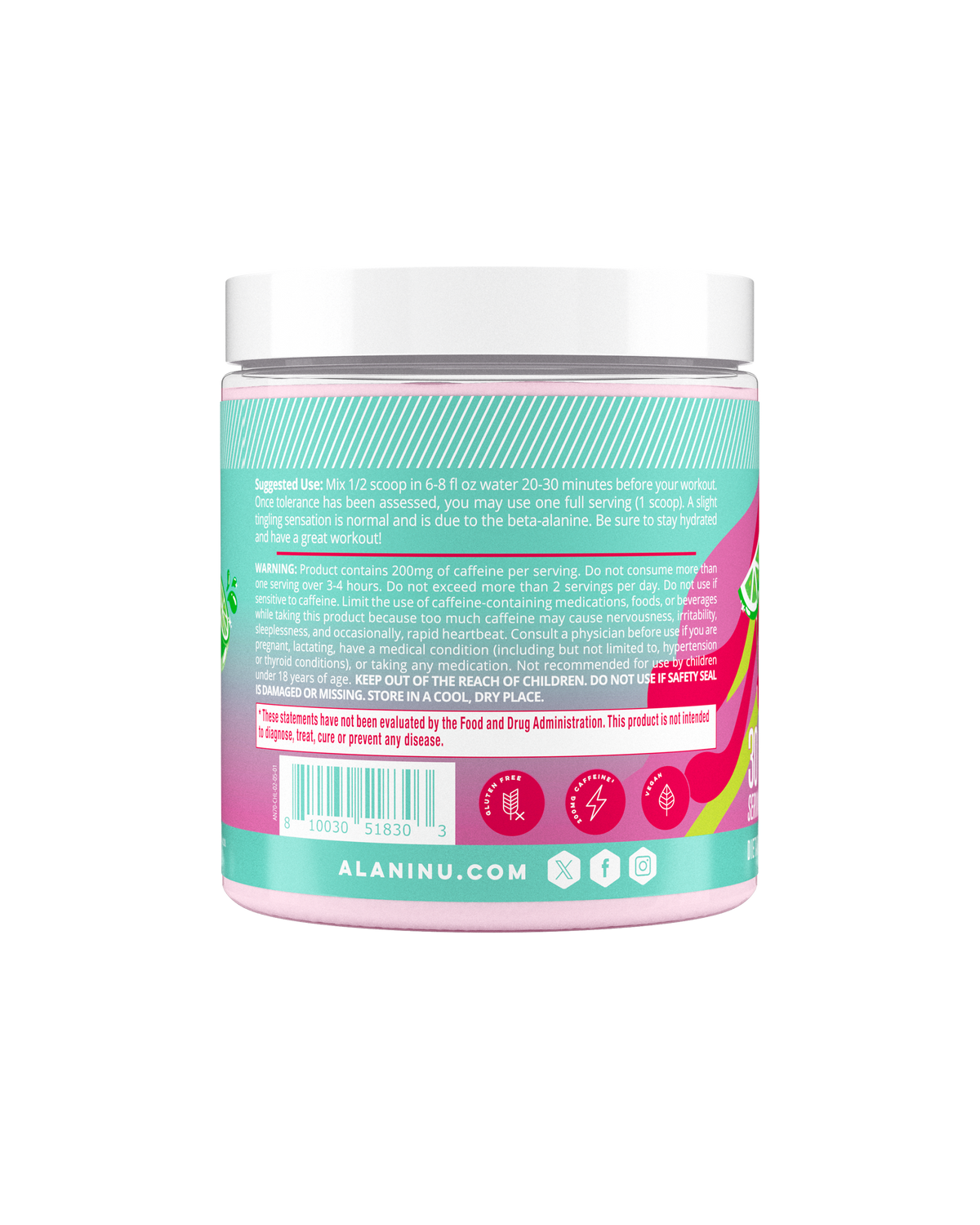Alani Nu Pre-Workout - Cherry Twist R5 - image 3