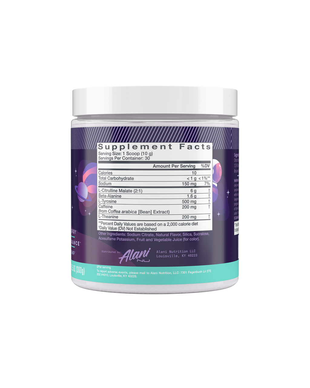 Alani Nu Pre-Workout - Cosmic Stardust O9 - image 2