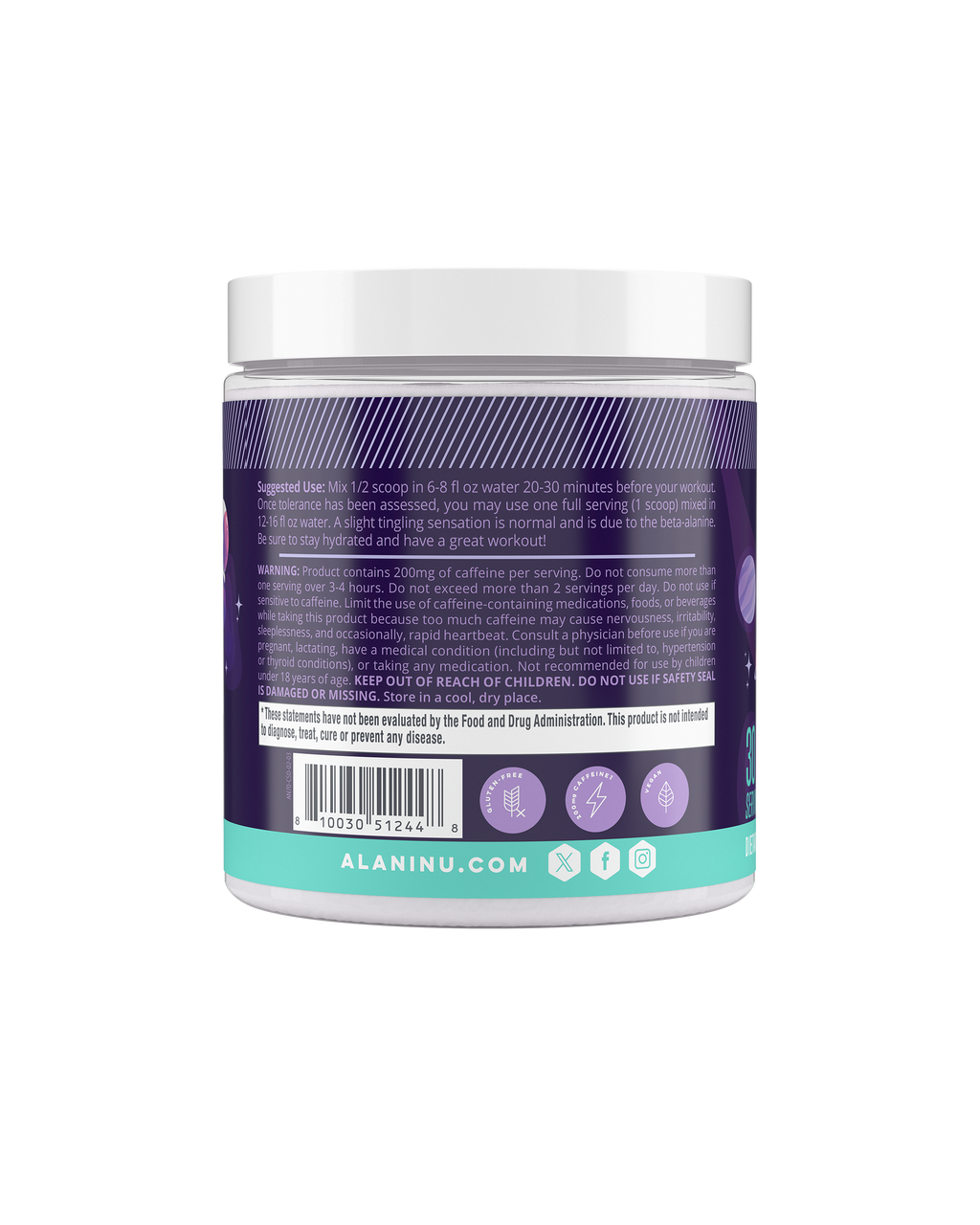 Alani Nu Pre-Workout - Cosmic Stardust O9 - image 3