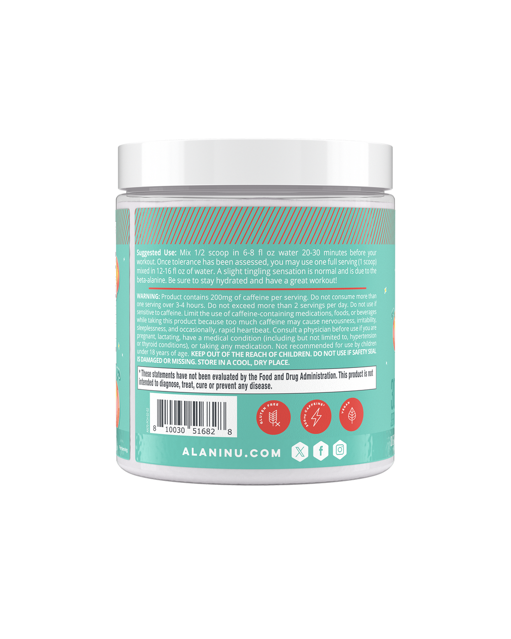 Alani Nu Pre-Workout - Juicy Peach T9 - image 3
