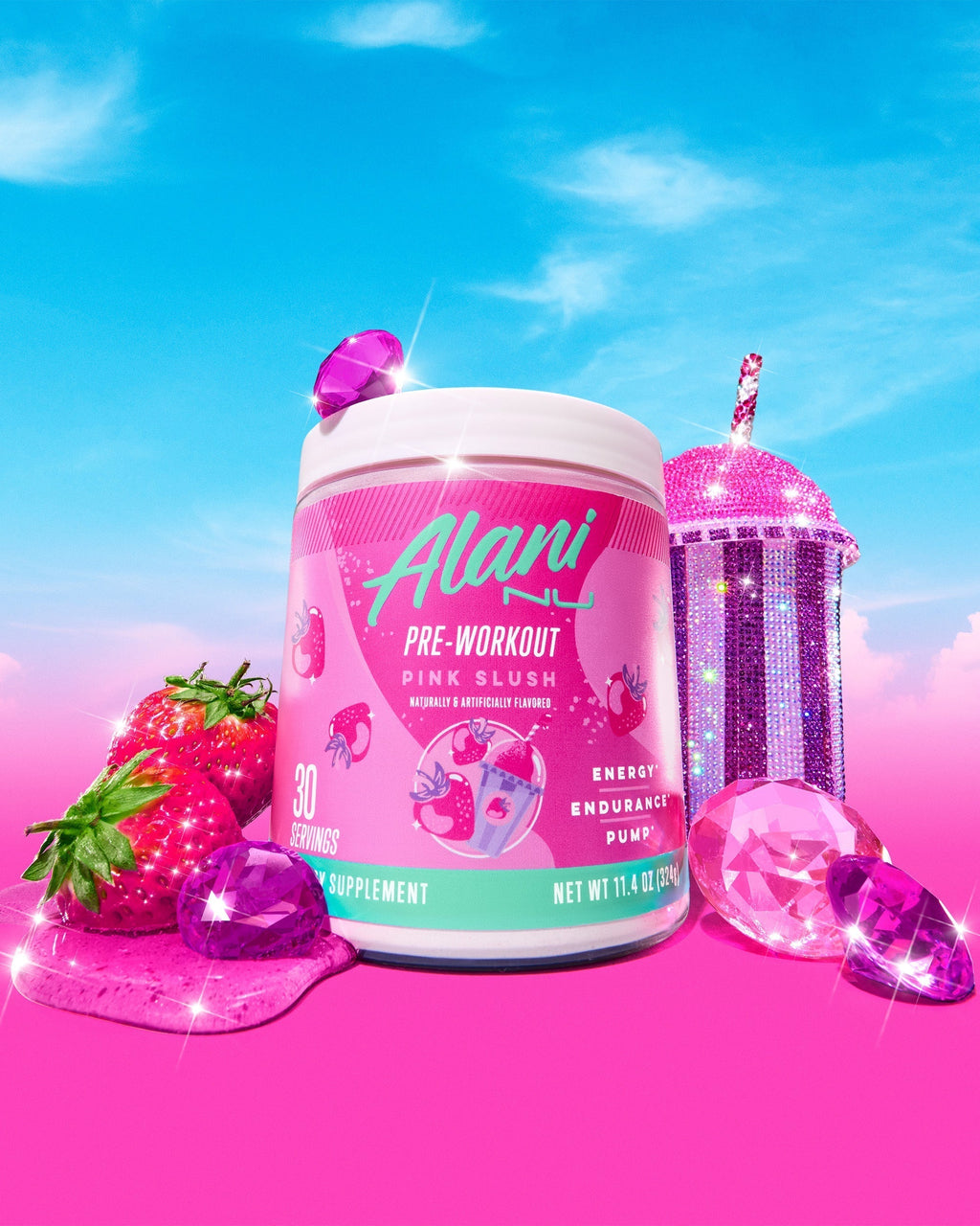 Alani Nu Pre-Workout - Pink Slush B1 - image 4