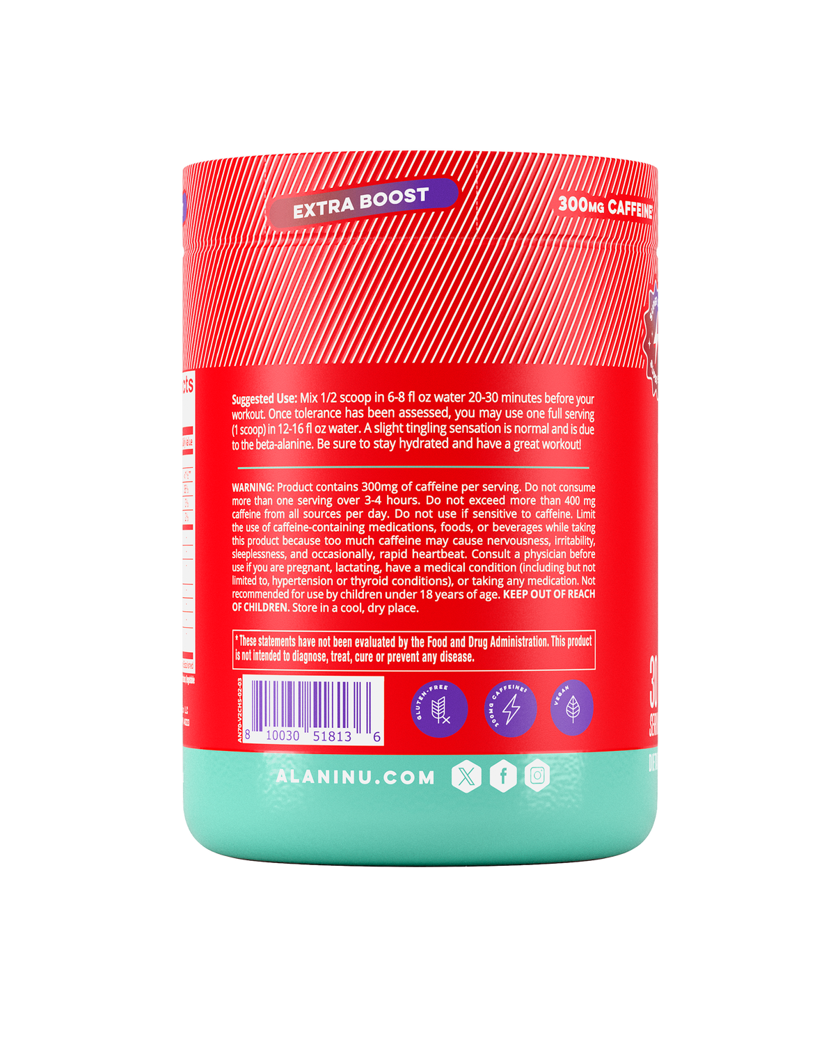 Alani Nu Pre-Workout+ - Cherry Slush B2 - image 3