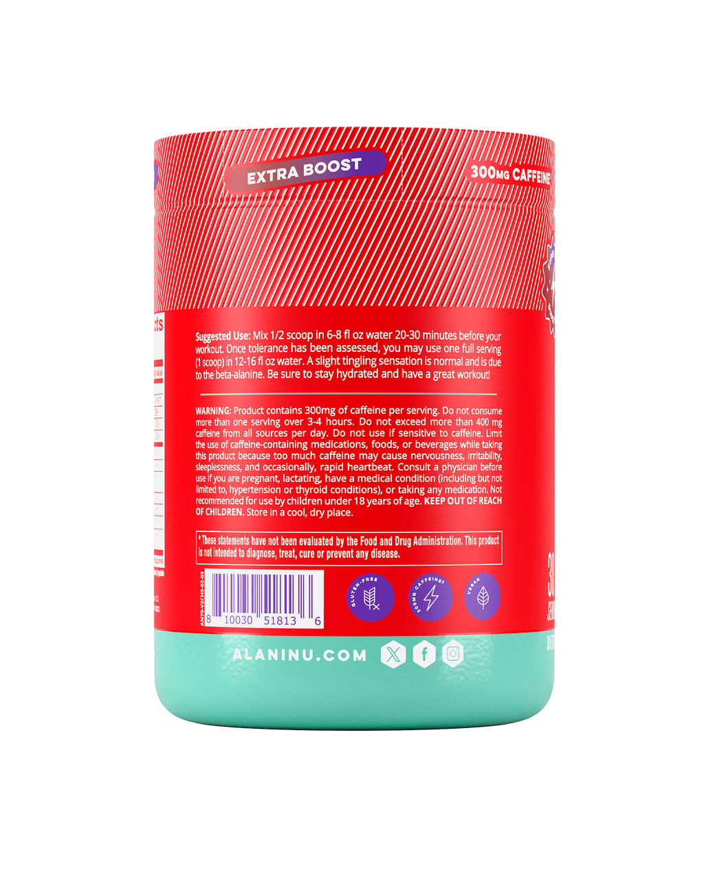 Alani Nu Pre-Workout+ - Cherry Slush E3 - image 3