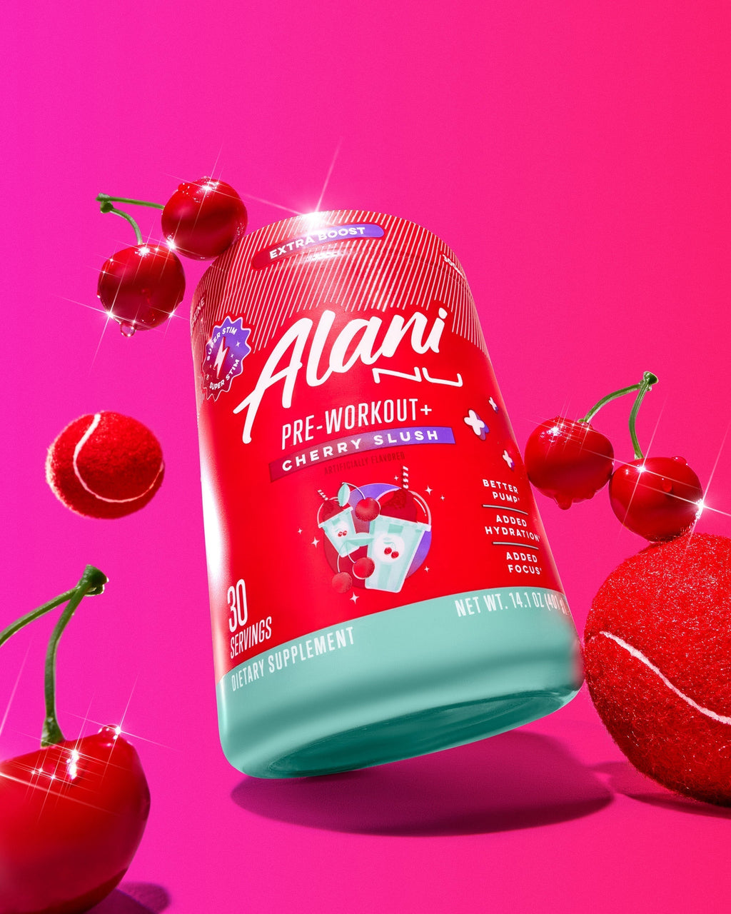 Alani Nu Pre-Workout+ - Cherry Slush B2 - image 4