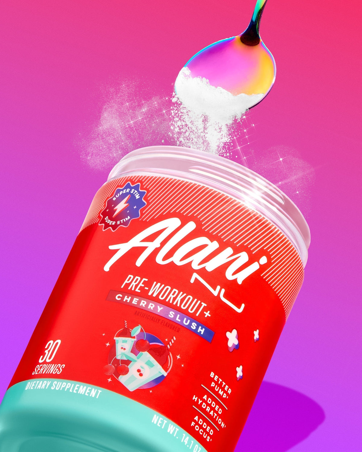 Alani Nu Pre-Workout+ - Cherry Slush E3 - image 5