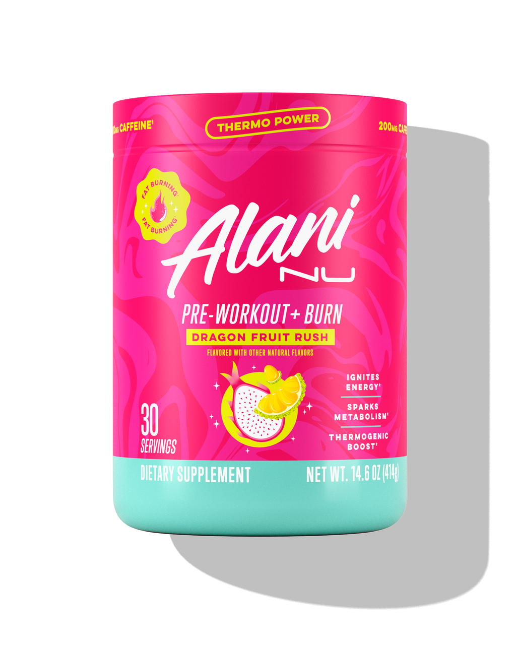 Alani Nu Pre-Workout+ Burn - Dragon Fruit Rush O5 - image 1