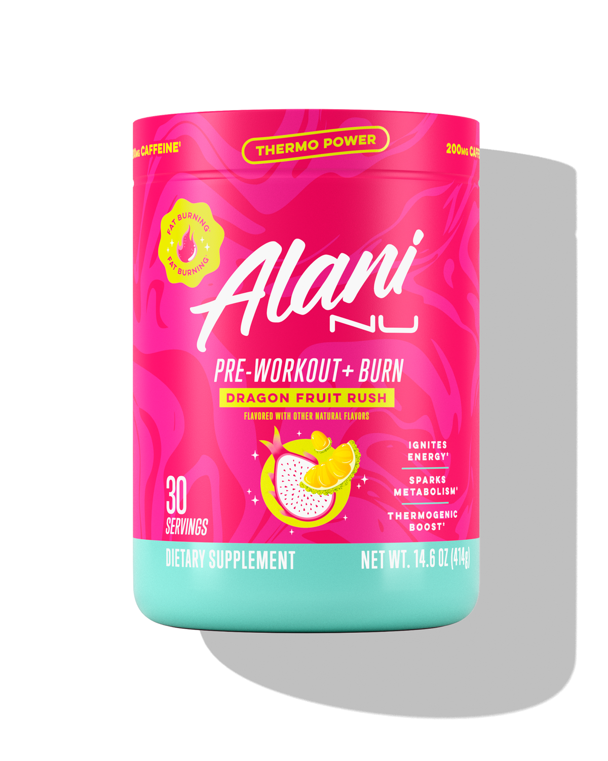 Alani Nu Pre-Workout+ Burn - Dragon Fruit Rush O5 - image 1