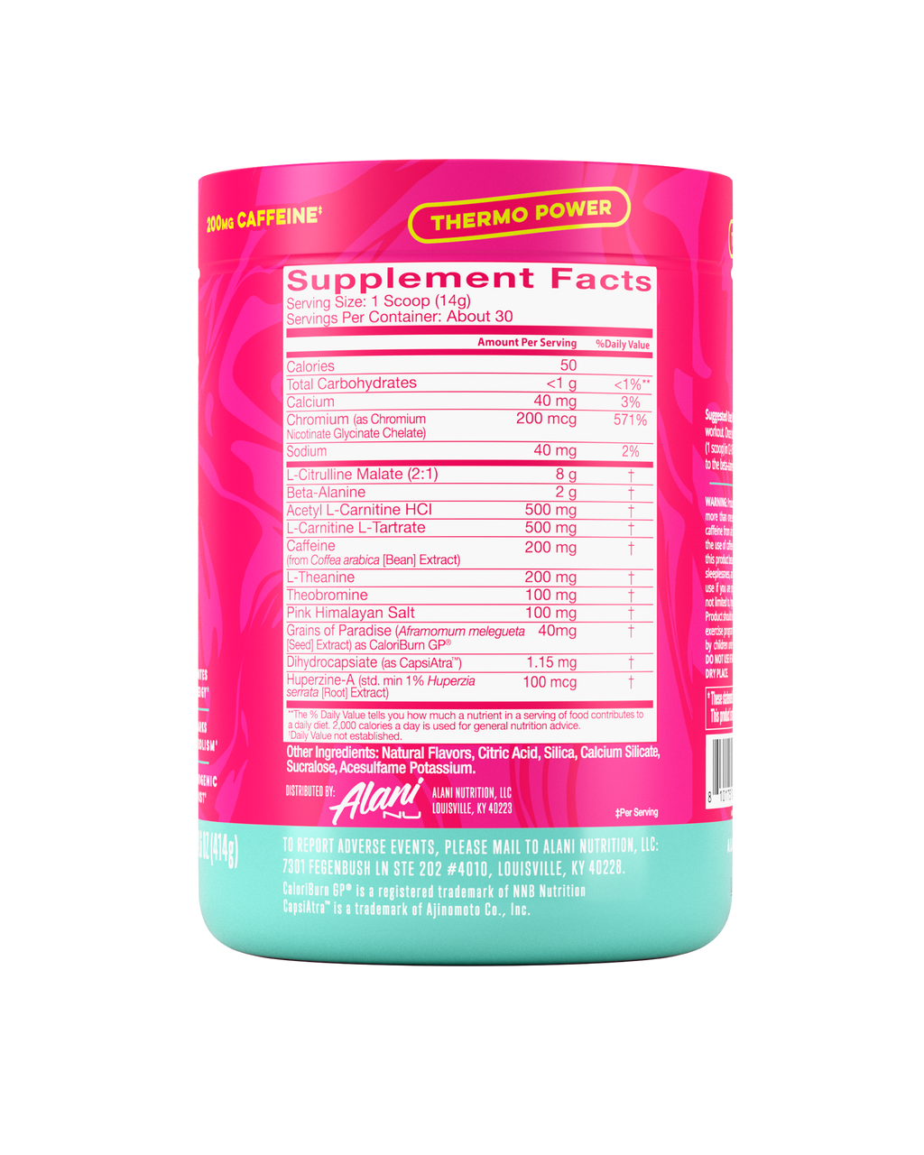 Alani Nu Pre-Workout+ Burn - Dragon Fruit Rush O5 - image 2