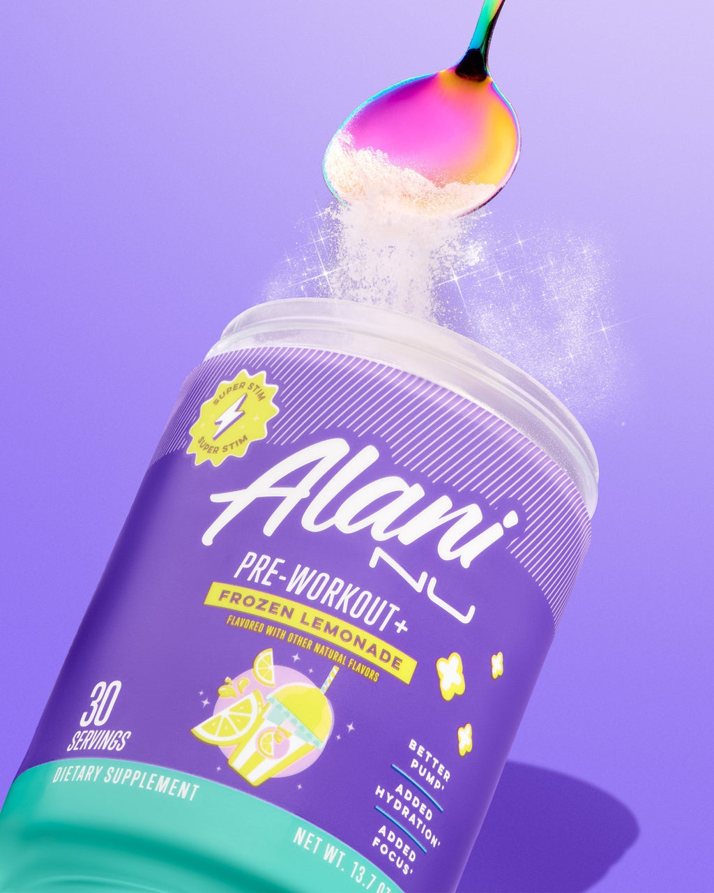 Alani Nu Pre-Workout+ - Frozen Lemonade L6 - image 5