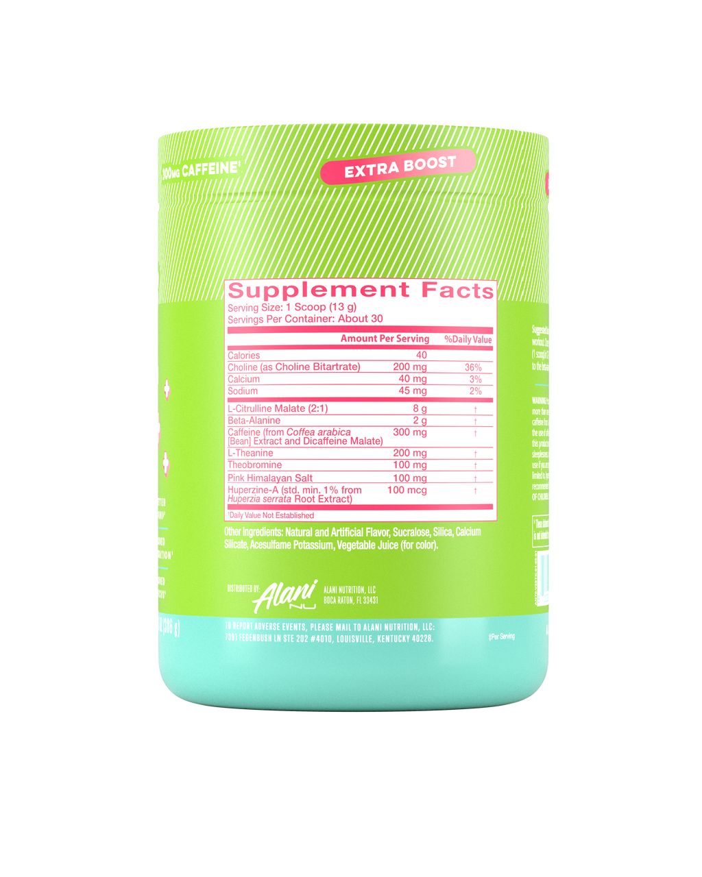 Alani Nu Pre-Workout+ - Kiwiberry W7 - image 2