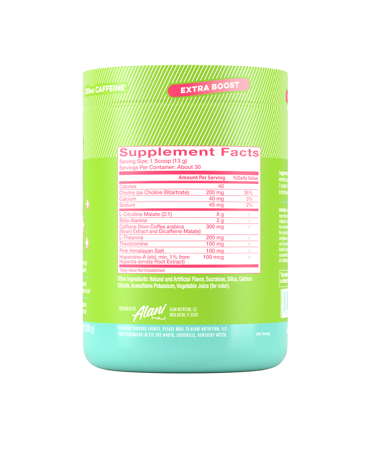 Alani Nu Pre-Workout+ - Kiwiberry W7 - image 2