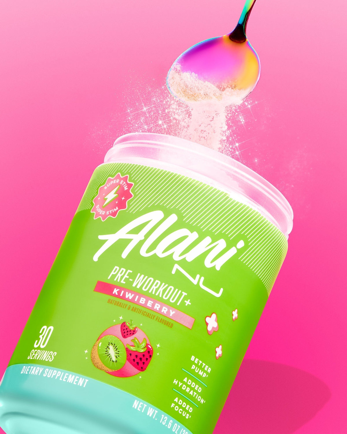 Alani Nu Pre-Workout+ - Kiwiberry W7 - image 5