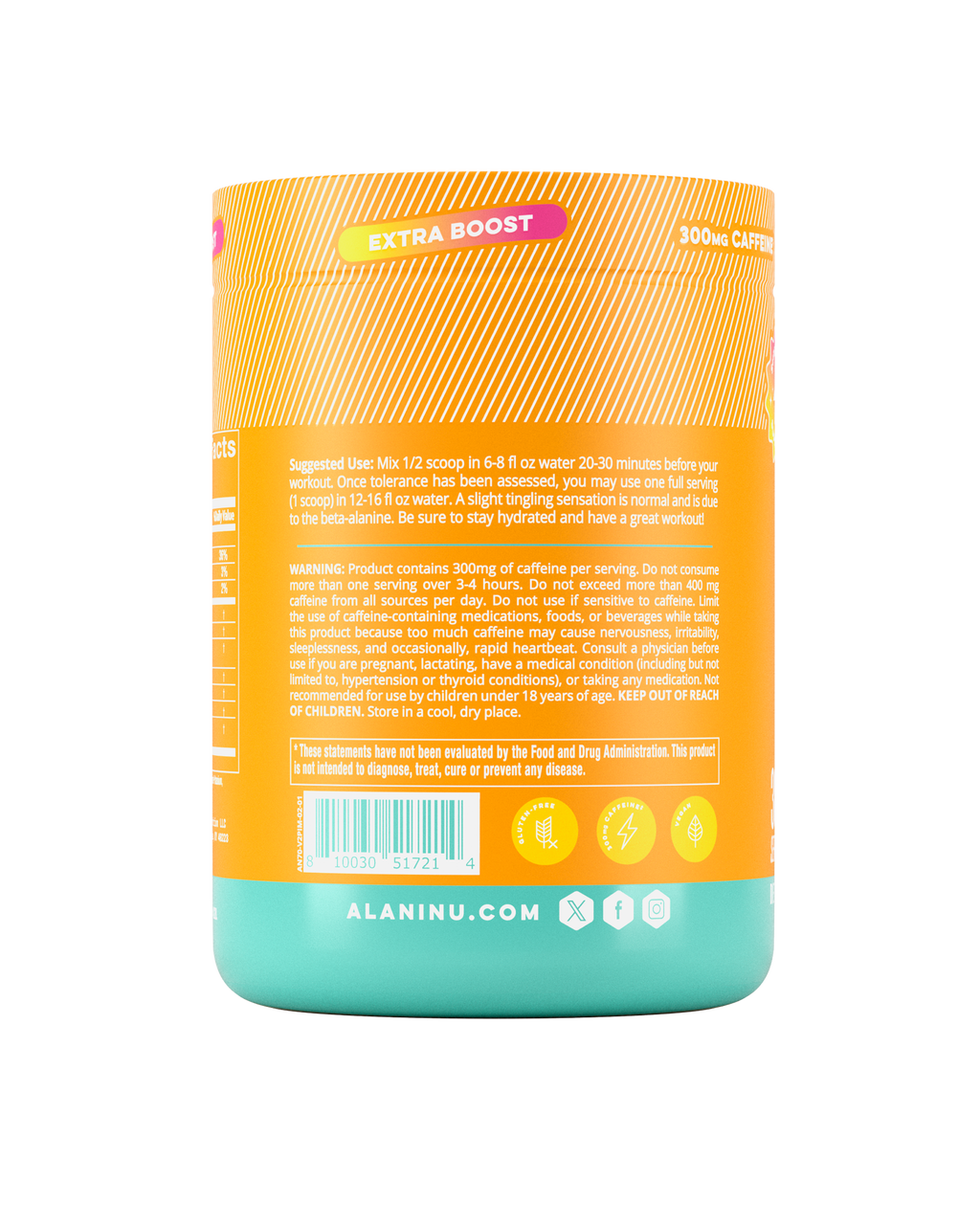 Alani Nu Pre-Workout+ - Paradise Swirl Q7 - image 3