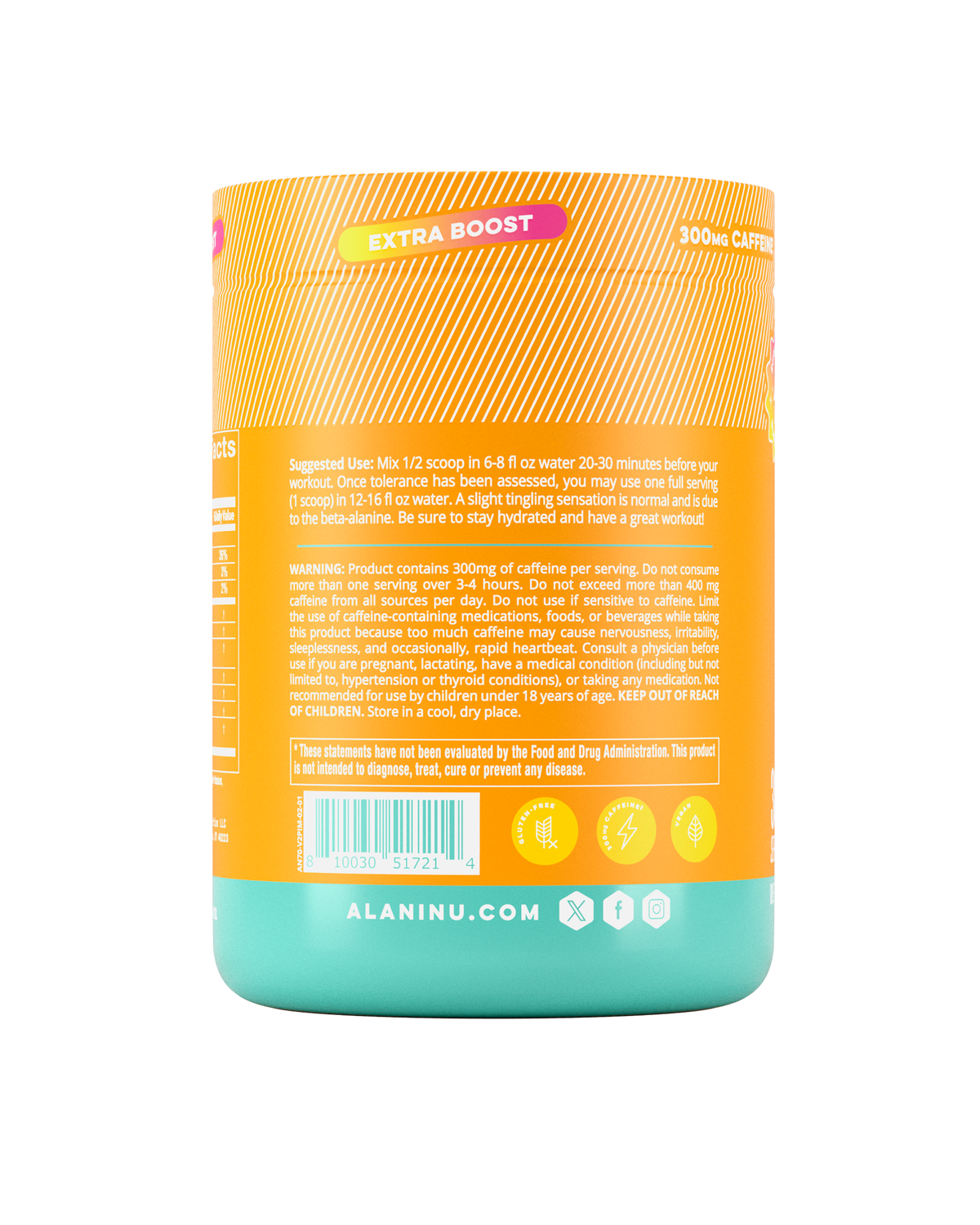 Alani Nu Pre-Workout+ - Paradise Swirl Q7 - image 3