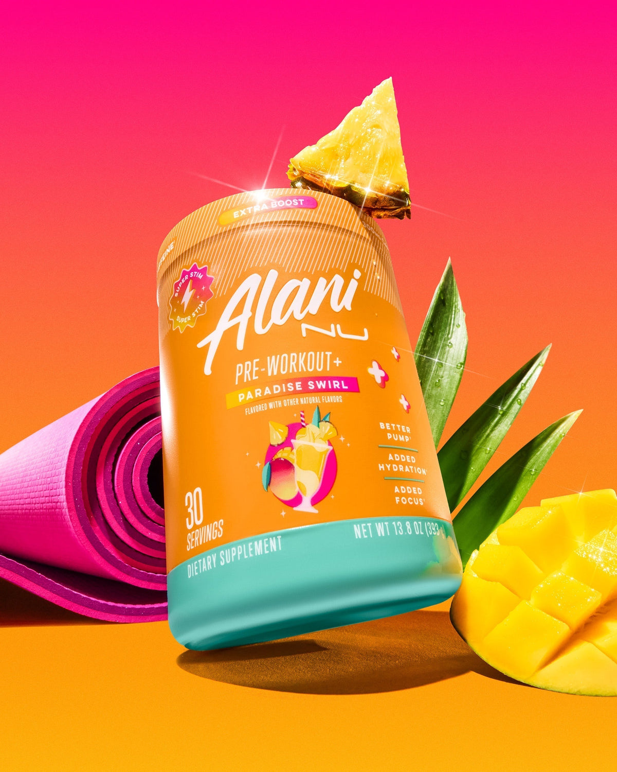 Alani Nu Pre-Workout+ - Paradise Swirl Q7 - image 4