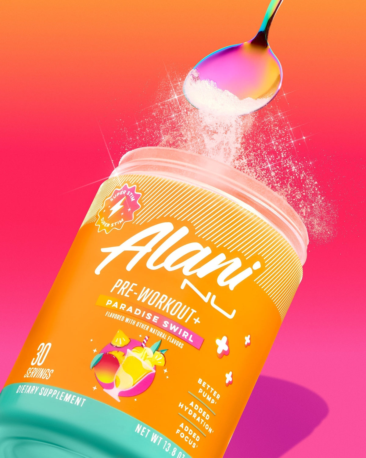 Alani Nu Pre-Workout+ - Paradise Swirl Q7 - image 5