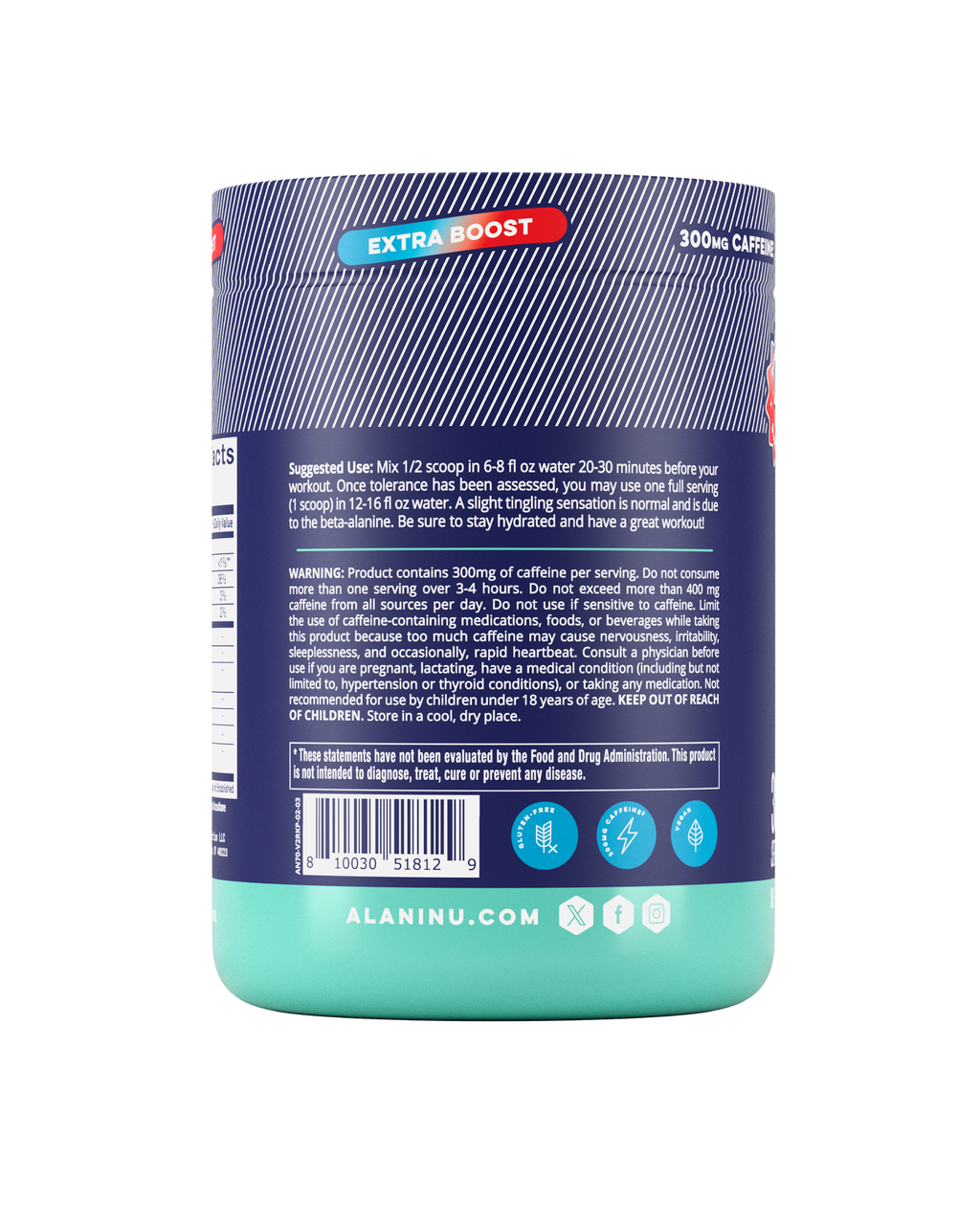 Alani Nu Pre-Workout+ - Rocket Pop V2 - image 3