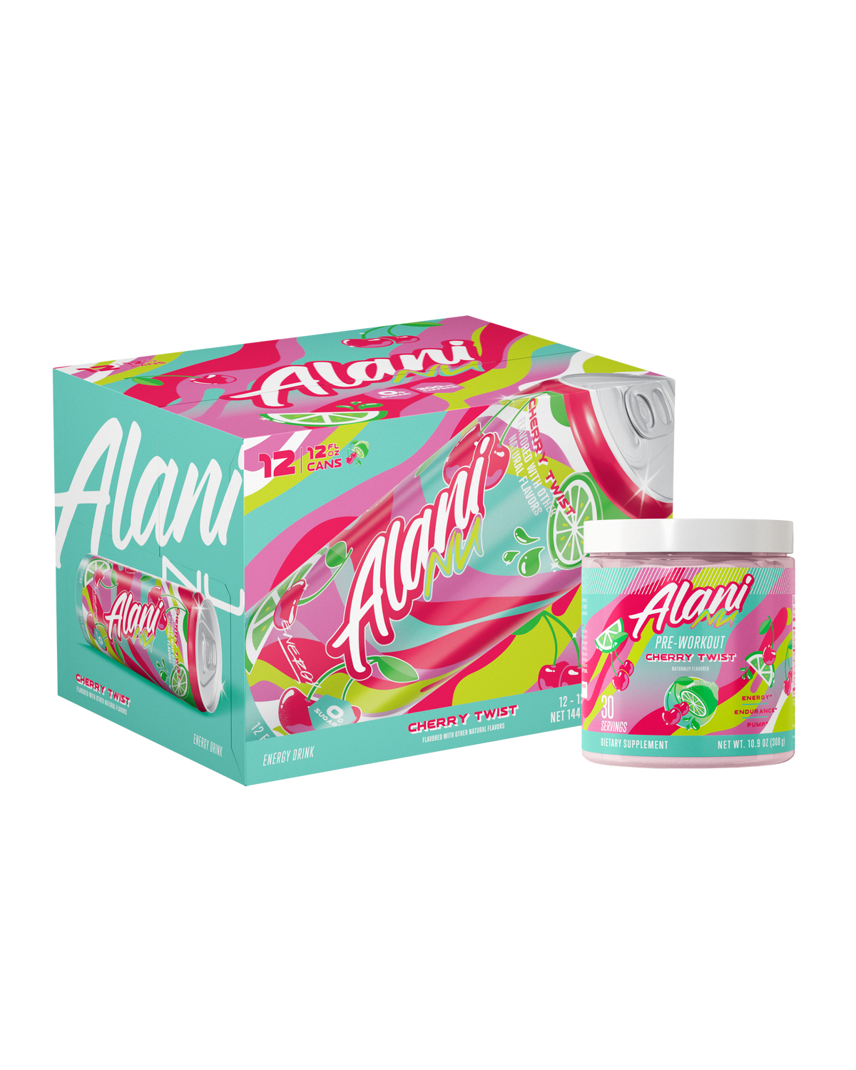 Alani Nu Energy Drink & Pre-Workout - Cherry Twist H0 - image 1
