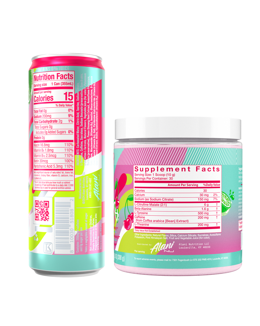 Alani Nu Energy Drink & Pre-Workout - Cherry Twist H0 - image 3