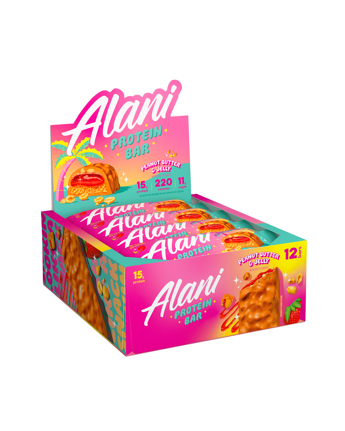 Alani Nu Protein Bar - Peanut Butter & Jelly D7 - image 4