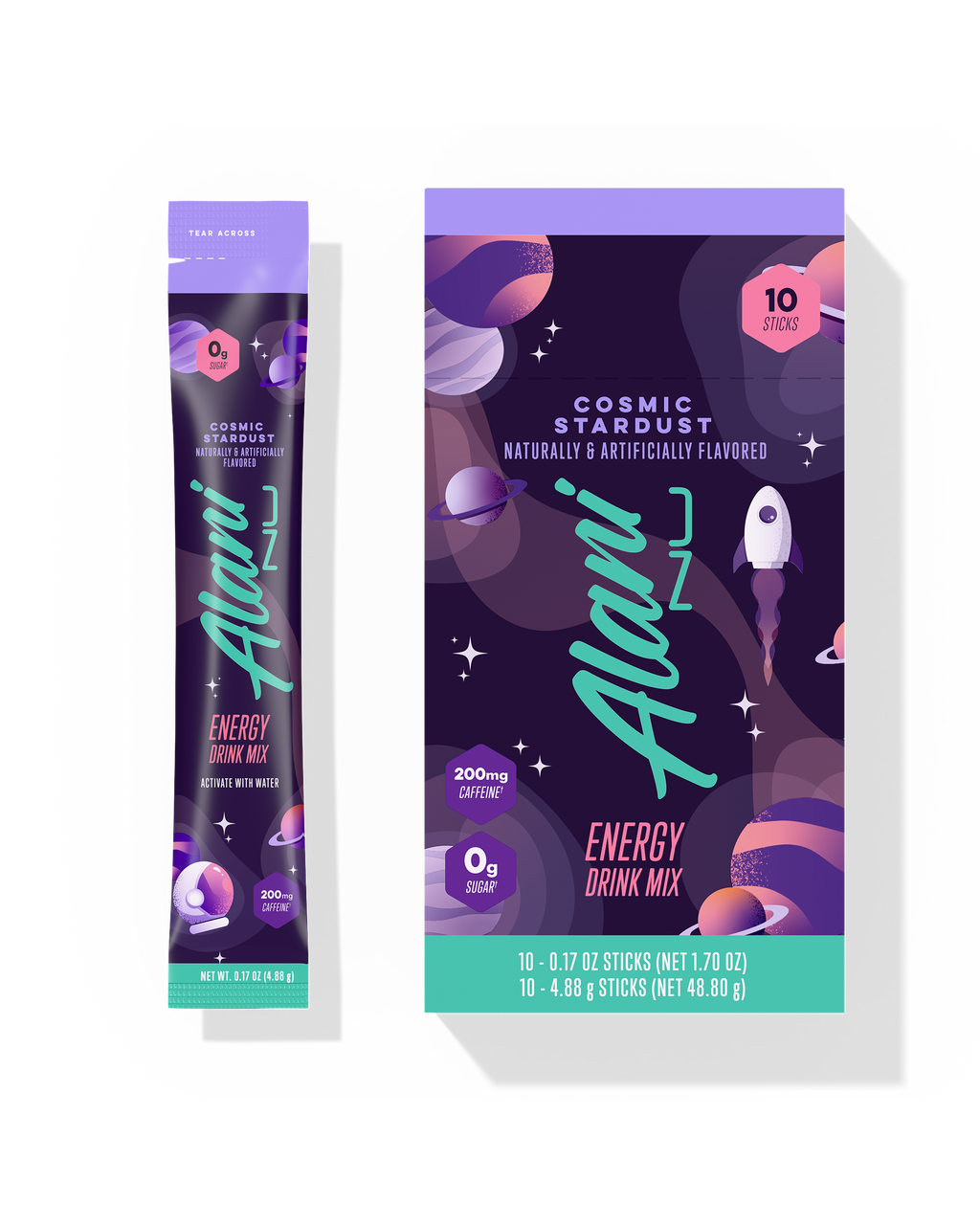 Alani Nu Energy Sticks - Cosmic Stardust O2 - image 1