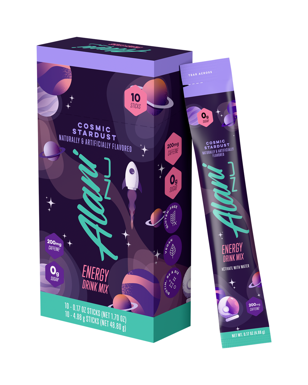 Alani Nu Energy Sticks - Cosmic Stardust N3 - image 2