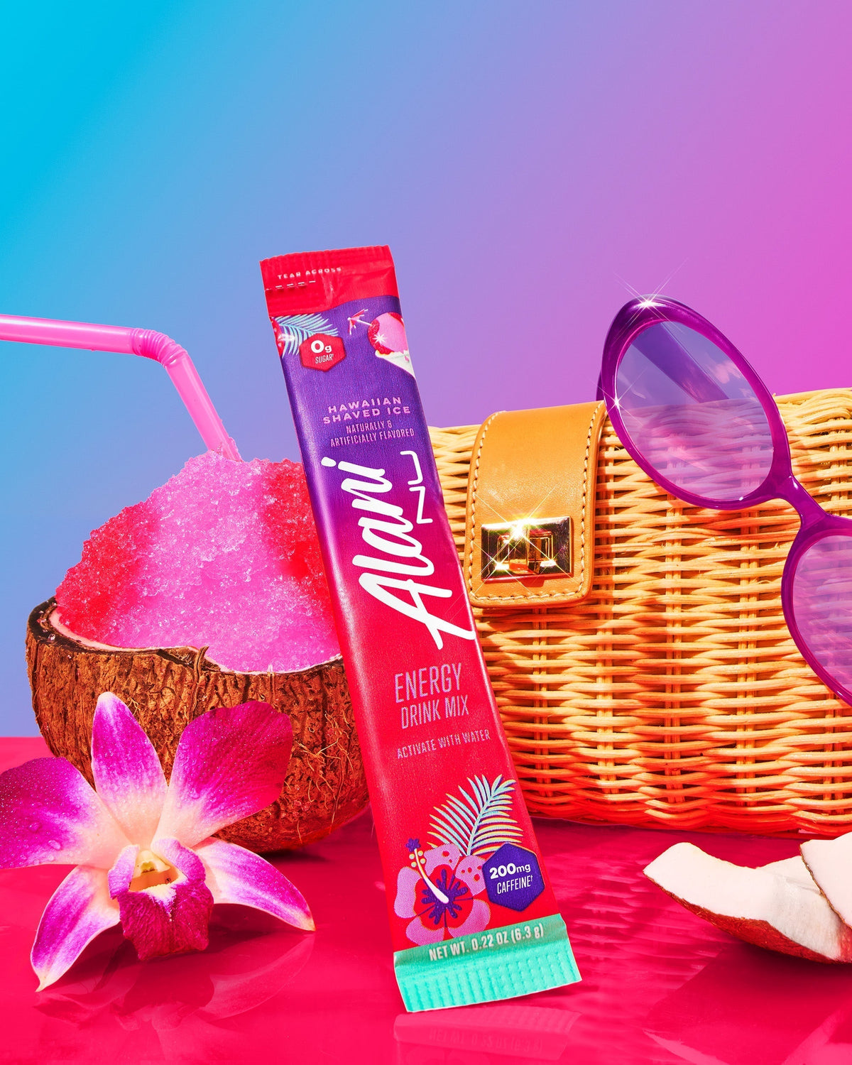 Alani Nu Energy Sticks - Hawaiian Shaved Ice N3 - image 4