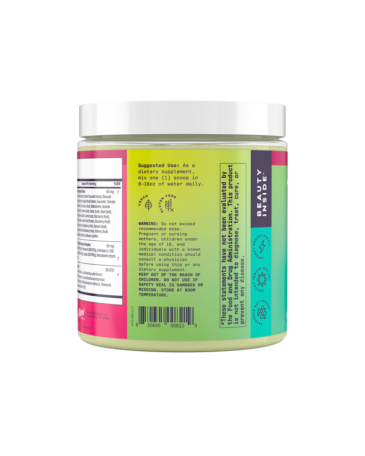Alani Nu Super Greens - Wild Berry X0 - image 3