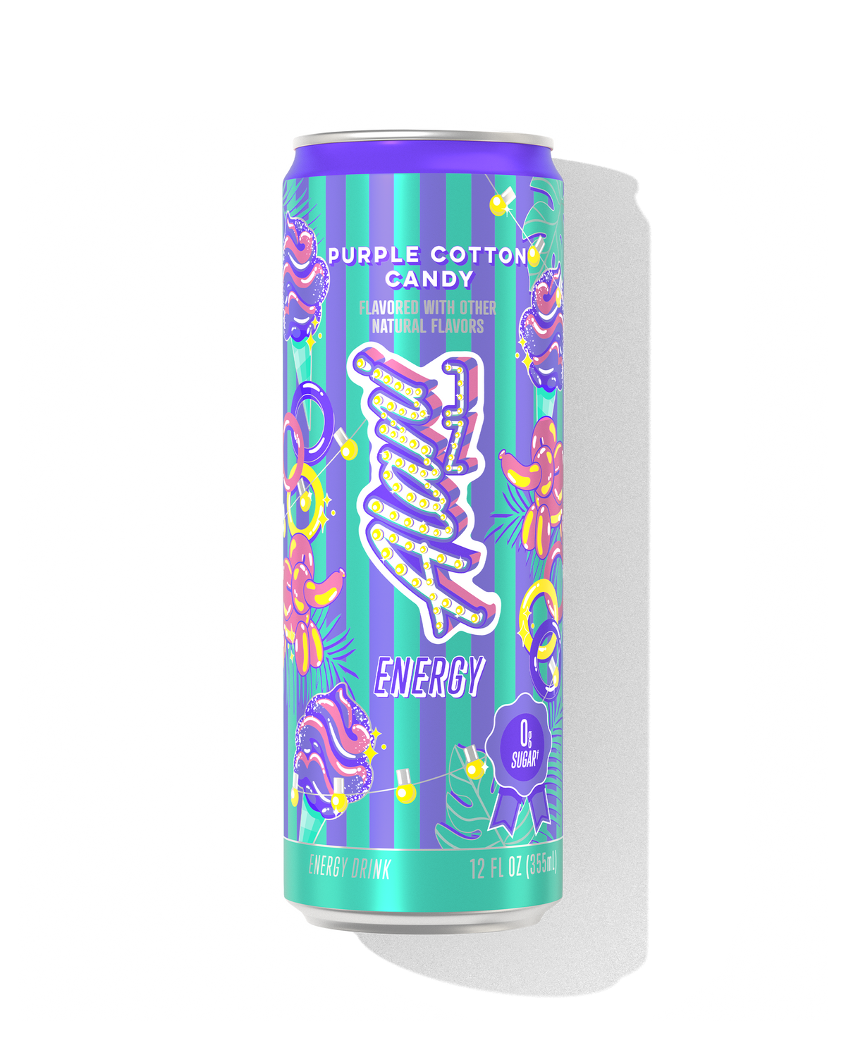 Alani Nu Energy Drink - Purple Cotton Candy R1 - image 1