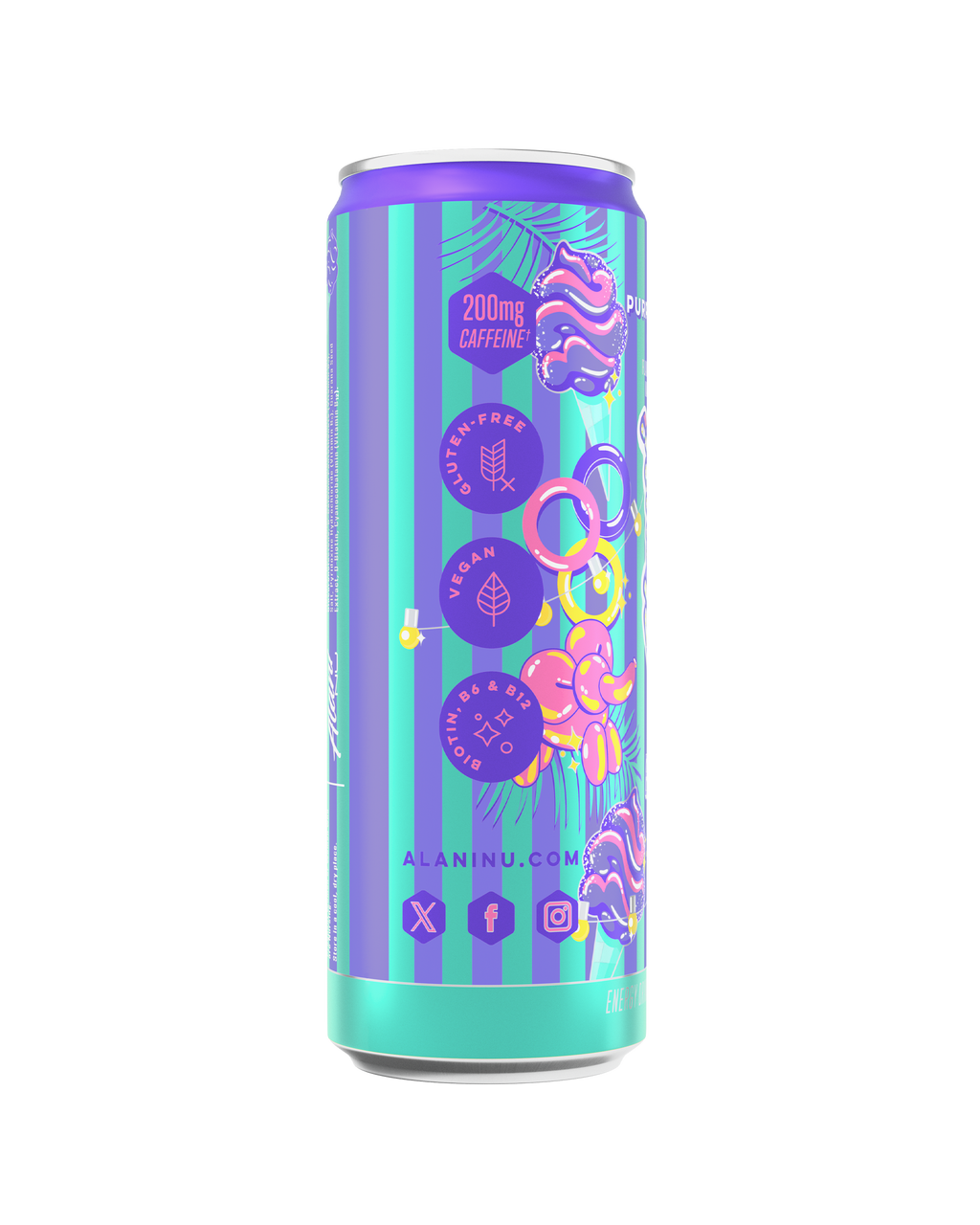 Alani Nu Energy Drink - Purple Cotton Candy R1 - image 2