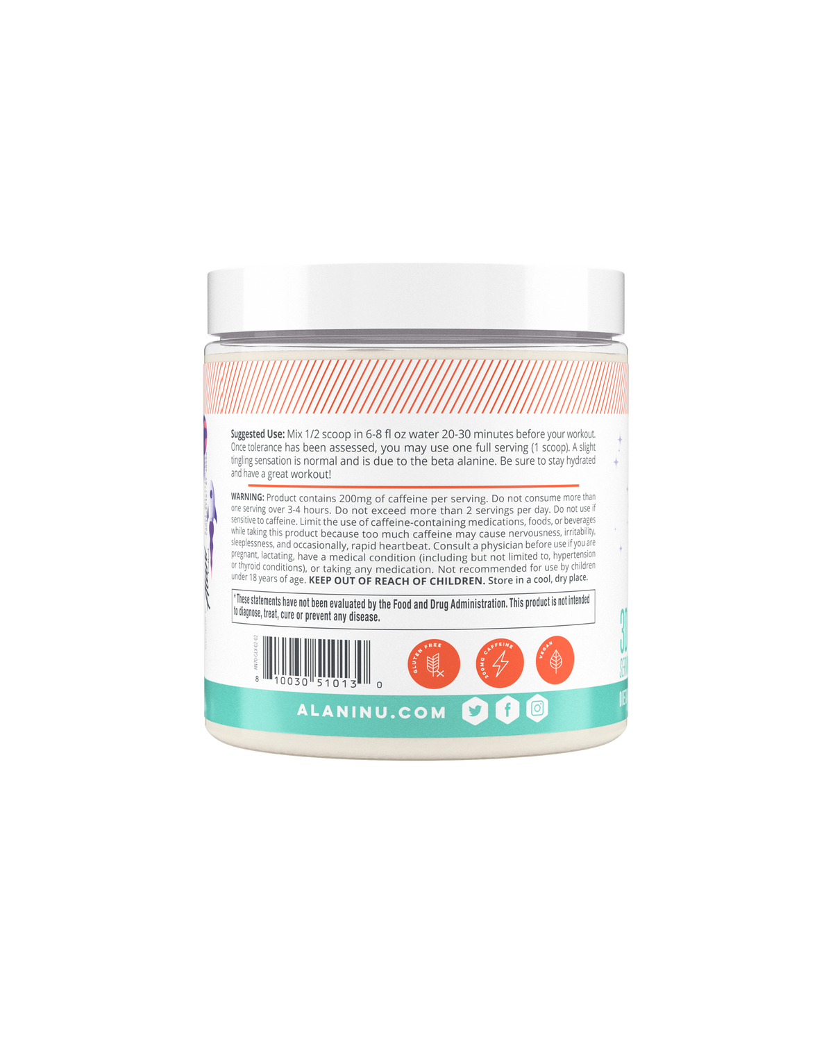 Alani Nu Pre-Workout - Galaxy Lemonade N2 - image 2