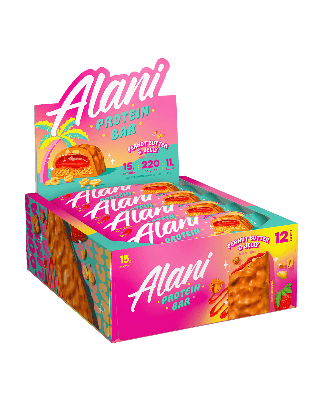 Alani Nu Protein Bar - Peanut Butter & Jelly T5 - image 5