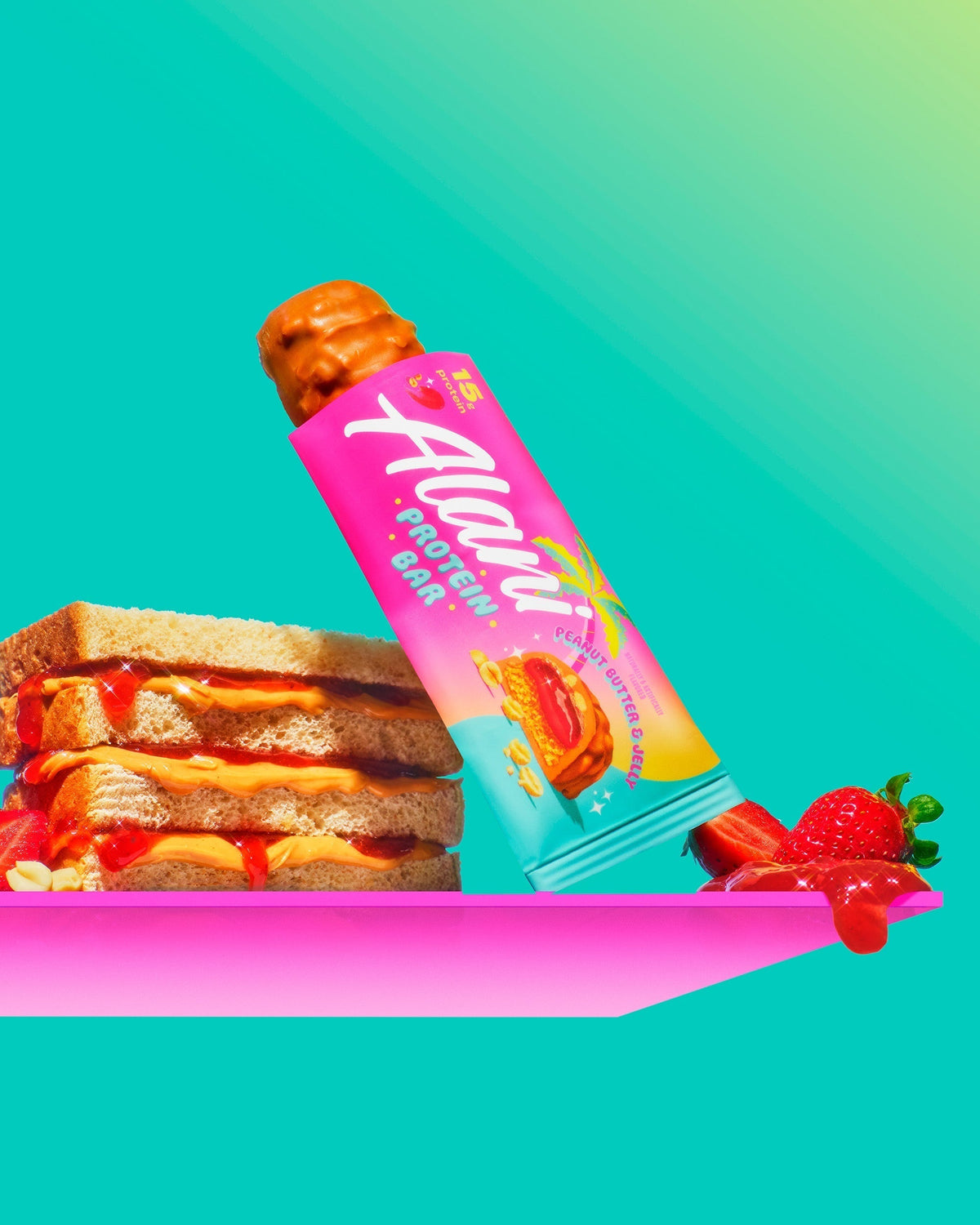 Alani Nu Protein Bar - Peanut Butter & Jelly T5 - image 6