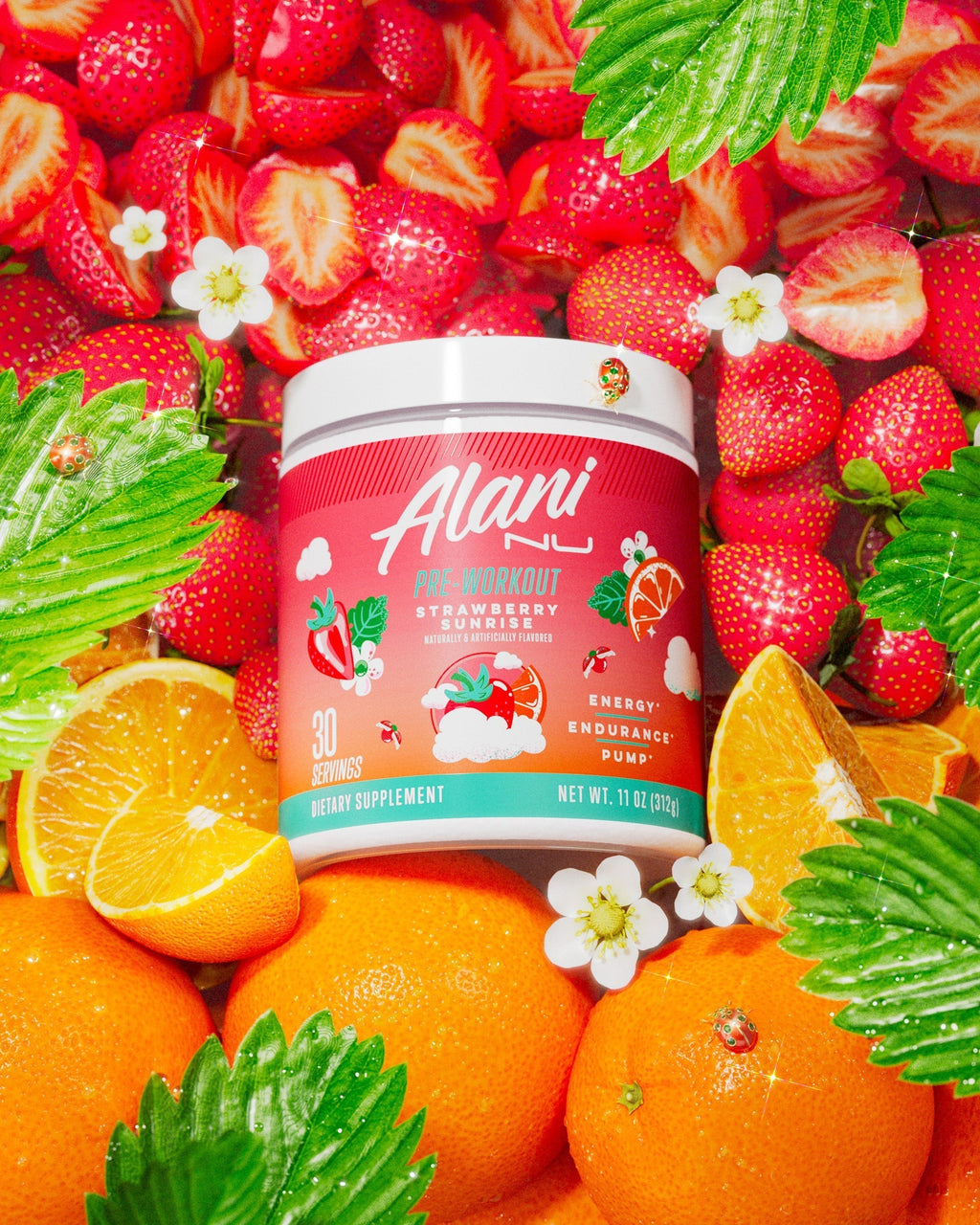 Alani Nu Pre-Workout - Strawberry Sunrise C2 - image 4