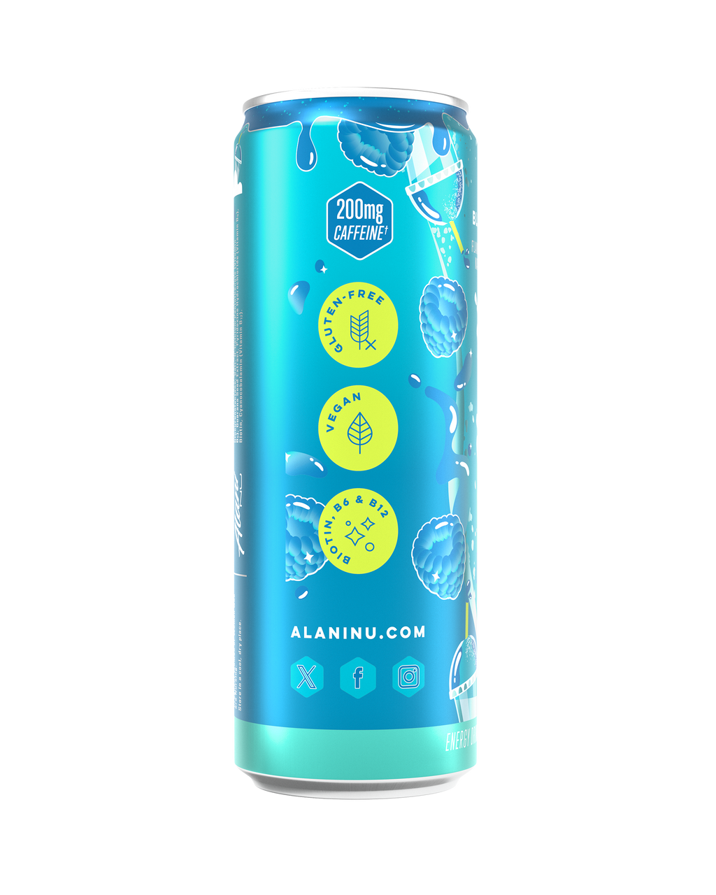 Alani Nu Energy Drink - Blue Slush K8 - image 2
