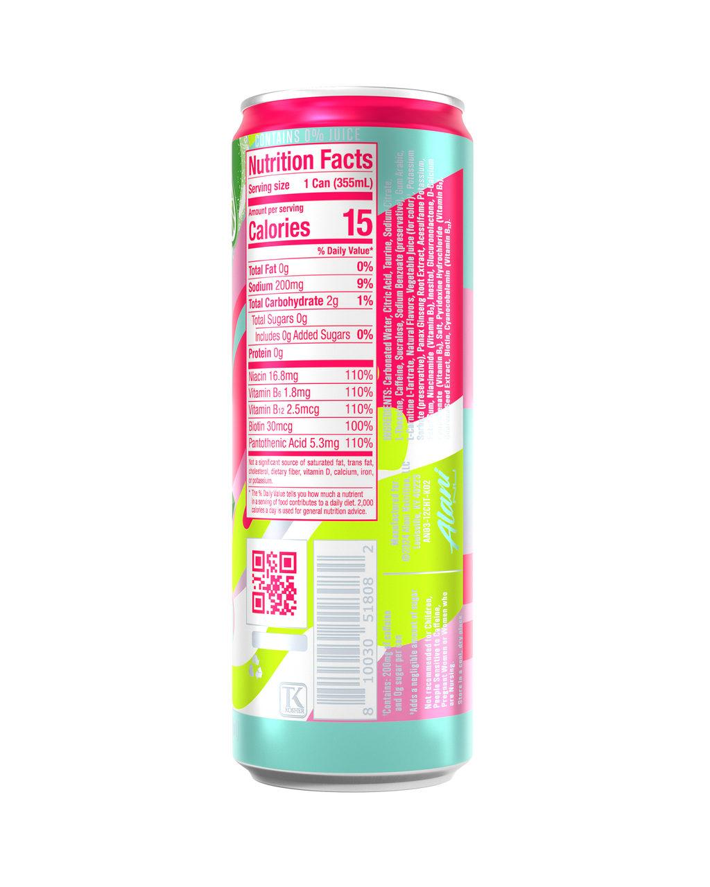 Alani Nu Energy Drink - Cherry Twist V6 - image 3