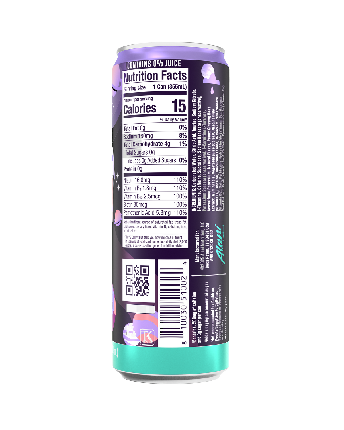 Alani Nu Energy Drink - Cosmic Stardust D0 - image 3