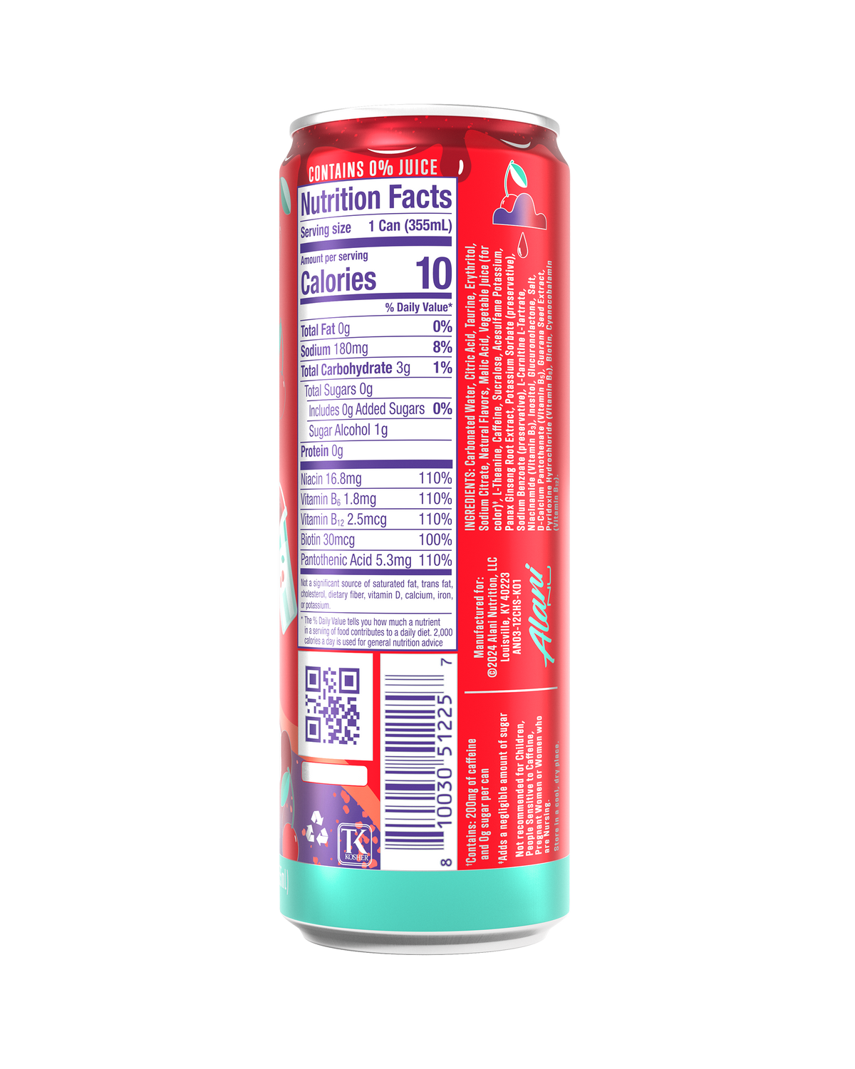 Alani Nu Energy Drink - Cherry Slush G0 - image 3