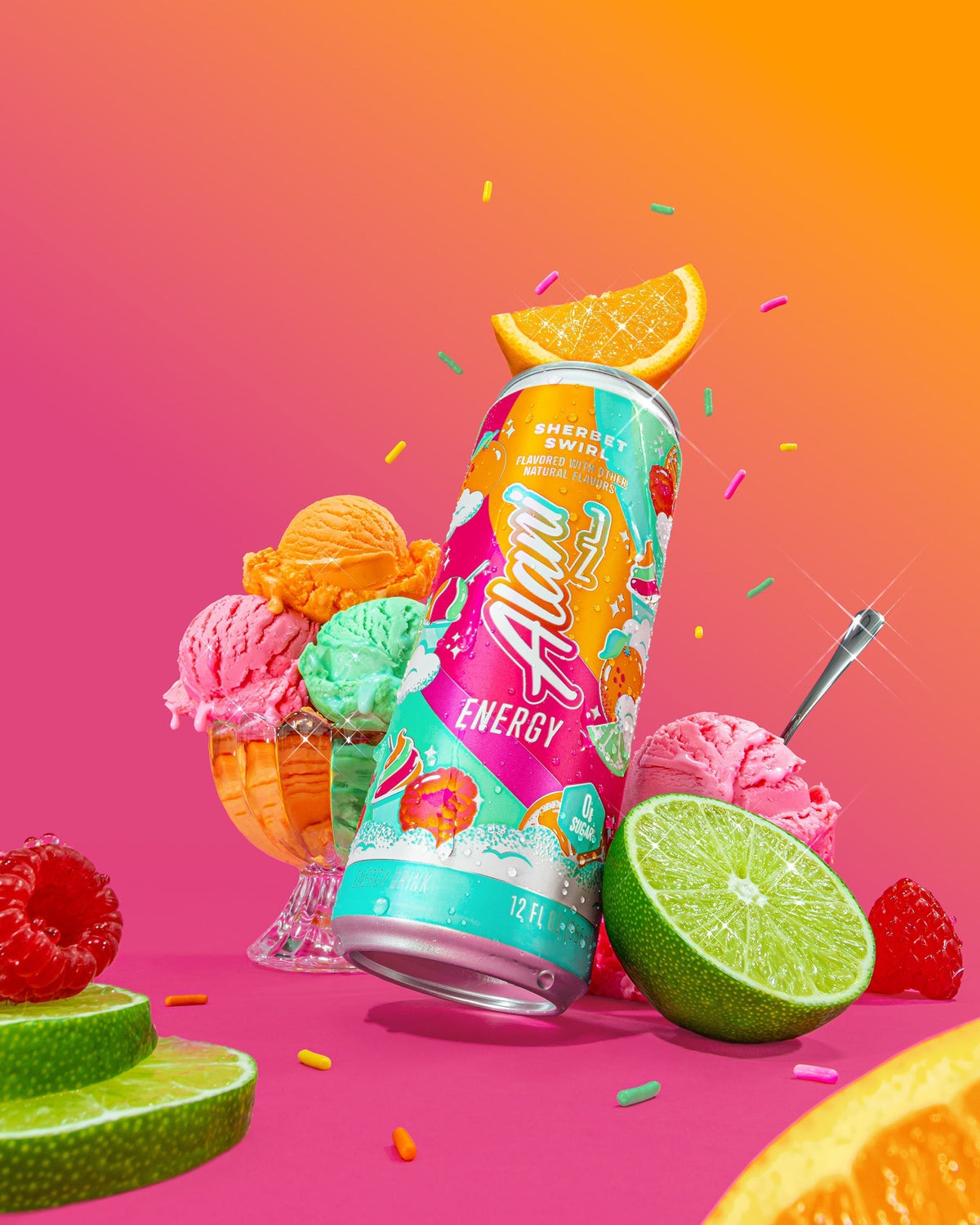Alani Nu Energy Drink - Sherbet Swirl L7 - image 4