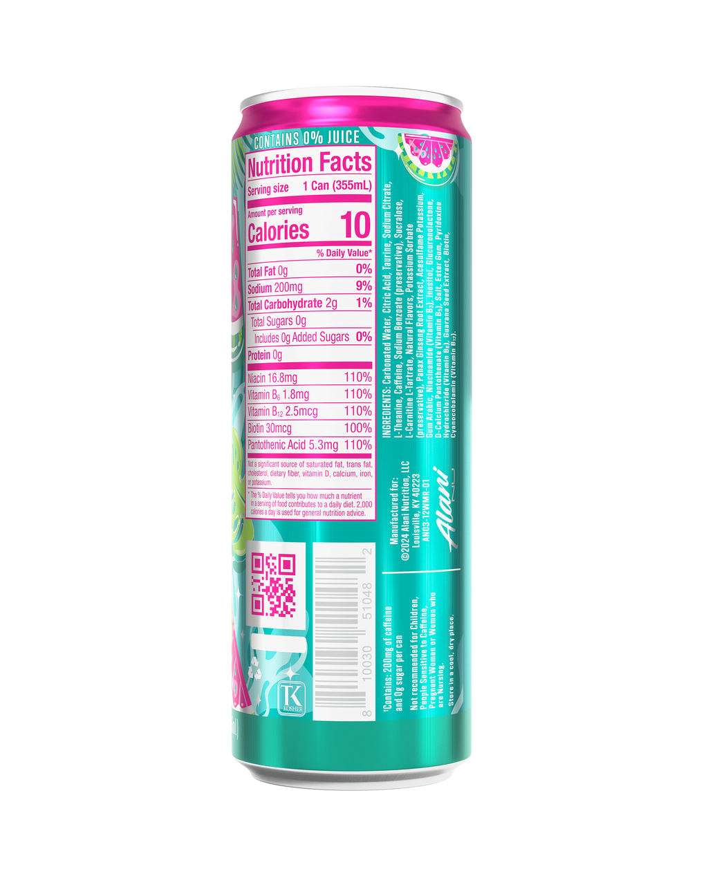 Alani Nu Energy Drink - Watermelon Wave G7 - image 3
