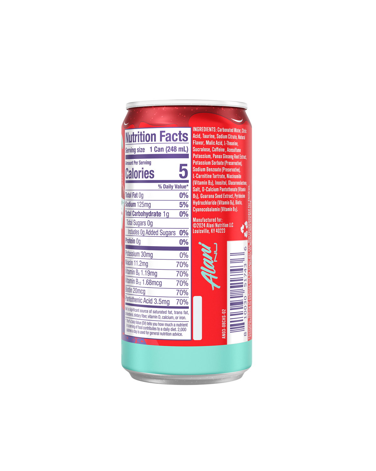 Alani Nu Mini Energy - Cherry Slush K2 - image 3