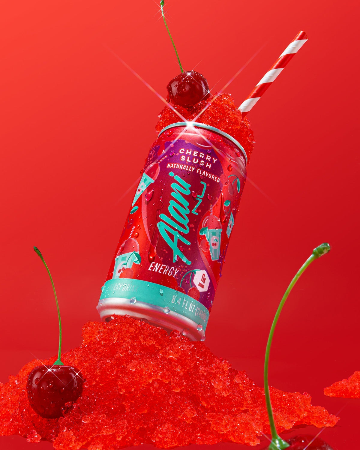 Alani Nu Mini Energy - Cherry Slush O8 - image 4